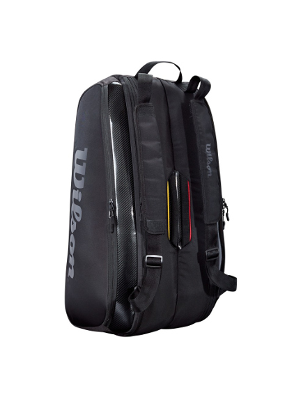 wilson super tour pro staff black backpack